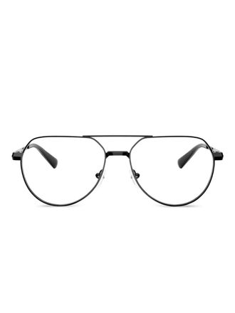 Michael Kors Highland Park pilot frames - men - Metal - 57 - Black