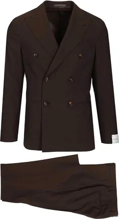 Caruso Double-Breasted Wool Suit