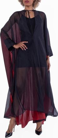 Ferragamo Transparent Organza Tunic Dress
