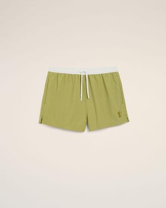 Ami Green Nylon Short Swimsuit Green - XL - for Men