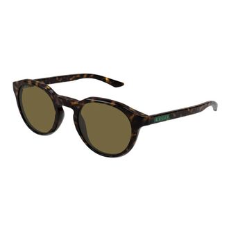 Gucci Sunglasses, unisex, Brown, Size: 48 MM Round Frame Sunglasses