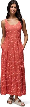 Prana Corrinne Maxi Dress Womens Dress Lychee Spring Fling : LG (Womens 12-14), Elastane/Polyester