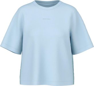 Marc Cain Sportief T-shirt - Dames - T-shirts - Blauw - XL - Katoen - Tops