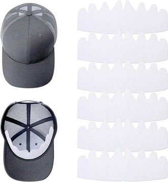 OEM Inserciones Flexibles, Lavables Y Reutilizables Con Forma De Gorra De B&eacute;isbol, Blancas