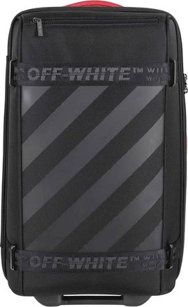 Off-white Cabin Bags, male, Black, Size: ONE SIZE Diag Cabin Trolley