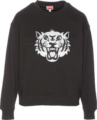 Kenzo Black Happy Tiger Sweatshirt
