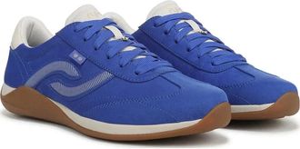 Ryk&auml; Womens Ryka Era Sneaker Dazzling Blue Micro Suede Lace-Up Shoes HAWK1404
