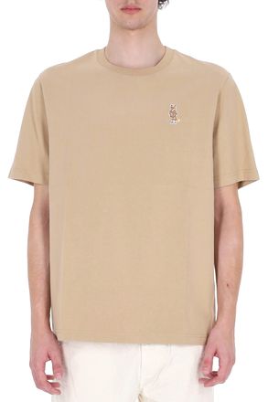 Maison Kitsun&eacute; Dressed Fox Patch Cotton T-Shirt