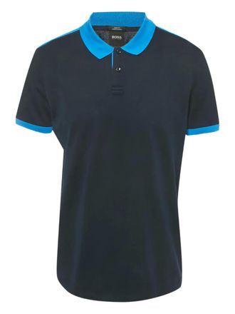 BOSS slim-fit polo shirt - Blue