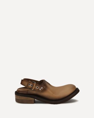 Miu Miu Mules Foule in pelle Woman 37.5