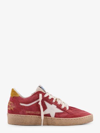 Golden Goose Sneakers Ballstar in suede con logo laterale - GOLDEN GOOSE DELUXE BRAND - gender_Woman
