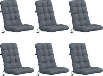 vidaXL Cojines Para Sillas De Respaldo Alto En 6 Piezas Vianen 6 Pcs Vidaxl