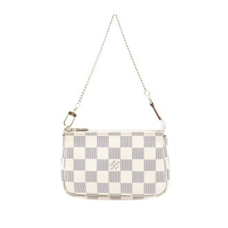 Louis Vuitton Pre-owned Clutches, female, White, Size: ONE SIZE Pre-owned Mini Pochette Accessoires