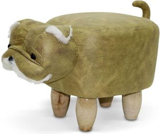 Happers Taburete Infantil Moustache, Puff Y Reposapi&eacute;s Para Ni&ntilde;os De Kids &Uacute;nica