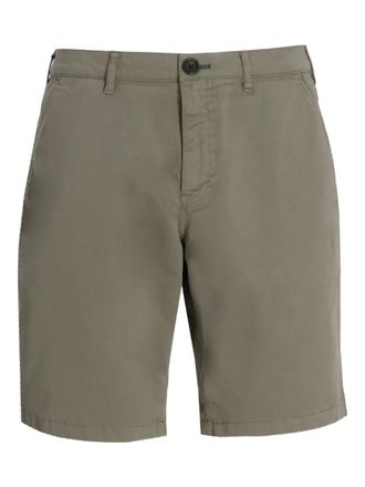 Paul Smith button-fastening cotton shorts - men - pure cotton - 32 - Green