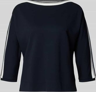 someday Someday Relaxed Fit Pullover aus Viskose-Mix Modell Kelva in Marine, Gr&ouml;&szlig;e 36