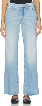 Mother Bookie Prep Sneak High-Rise Bootcut Jeans In This Is How I Roll