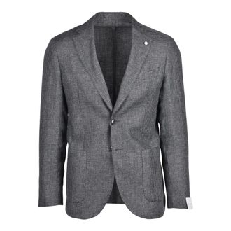 Luigi Bianchi Mantova Uomo, Giacche, Grigio, XL, new