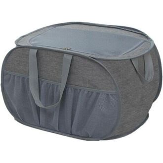 OEM Cesto De Ropa Plegable Con Tapa, De 37 X 37 X 60 Cm, Con Asa, De Malla, Ideal Para La Habitaci&oacute;n De Los Ni&ntilde;os, Para Acampar Y Para Viajar