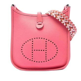 Herm&egrave;s Pre-owned Evelyne I Shoulder Bag - Dames - Pre-owned - Roze - Maat: ONE Size Leer