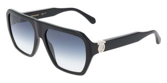 Ferragamo SF2080SLBI 001 Mens Sunglasses Black Size 58