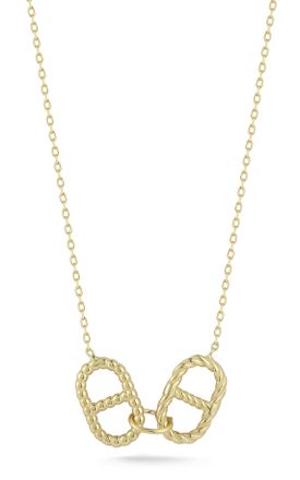 Ember Fine Jewelry 14K Gold Duo Mariner Link Necklace