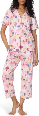 Bedhead Pajamas Print Short Sleeve Pajamas in Serene Sunrise at Nordstrom, Size X-Large