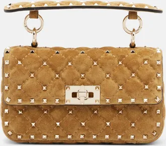Valentino Garavani Bolso Rockstud Spike Small de ante