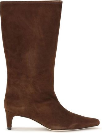 Staud Staud Suede Wally Womens Boots
