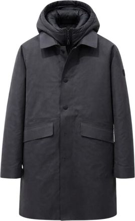 Duno Down Coats, male, Gray, L, Parka 3 in 1