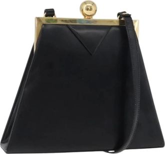 Saint Laurent Pre-owned Cross Body Bags, female, Black, Size: ONE SIZE Pre-owned Vintage Shoulder Bag