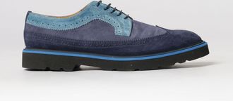 Paul Smith Derby in camoscio con motivo brogue