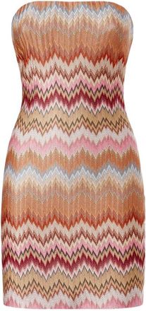Missoni Chevron Strapless Mini Dress
