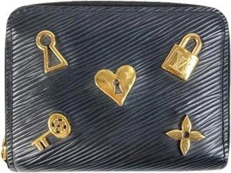 Louis Vuitton Pre-owned Epi Portemonnee - Dames - Vintage Accessoires - Zwart - ONE Size - Leer - Vintage
