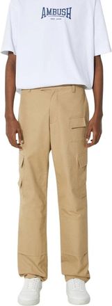 AMBUSH Slim Cargo Pants Tree - Heren - Straight fit broeken - Bruin - M - Katoen - Broeken