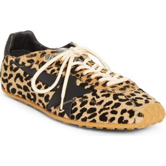 Golden Goose Marathon Speed Genuine Calf Hair Sneaker in Brown/Black Leo at Nordstrom, Size 10Us