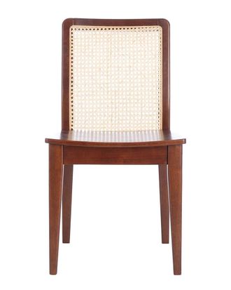 Safavieh Set Of 2 Benicio Rattan Dining Chairs