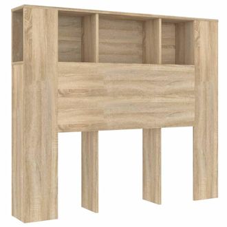 vidaXL Mueble Cabecero Color Roble Sonoma 120x18,5x102,5 Cm Vidaxl