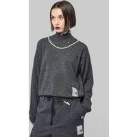 Miharayasuhiro Pearl Distressed Knit LS Pullover