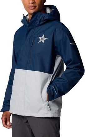 Columbia Mens Columbia Navy/Silver Dallas Cowboys Field Bound Omni-Shield Full Zip Jacket at Nordstrom, Size Xx-Large