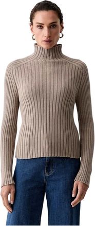 Marc O'Polo Maglione Dolcevita Slim - - Knitwear - Donna - Marrone - L