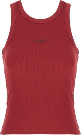 Givenchy Sleeveless Tops, female, Red, Size: L Slim Fit Tank Top