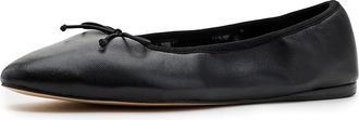 Marc Fisher Amellie Womens Flat Shoes Black Leather : 8.5 M