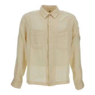 C.P. Company Hombre, Camisas, Blanco, Talla: L
