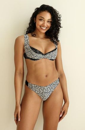 Dippin' Daisy's Swimwear Dreams Thong Bikini Bottom in Wild Child at Nordstrom, Size X-Large