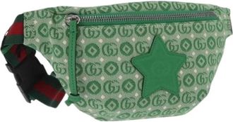 Gucci Pre-owned Belt Bags, female, Green, Size: ONE SIZE Pre-owned Vintage Waist Bag