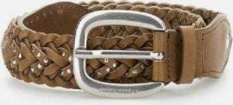 Golden Goose Multicolor Braided Texture Belt