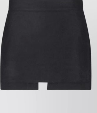 Rick Owens high-waist asymmetric mini skirt