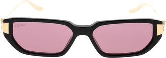 Cartier Zonnebril - unisex - Zonnebrillen - Zwart - ONE Size - Accessoires
