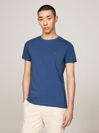 Tommy Hilfiger T-Shirt »STRETCH SLIM FIT TEE« mit Rundhalsausschnitt